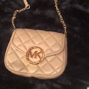 brown Michael Kors purse used once